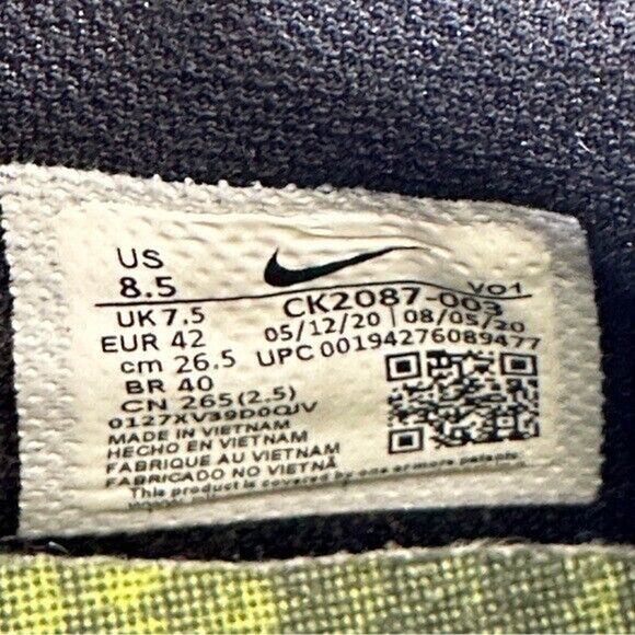 Nike Mamba Fury Kobe Bryant Low Top Sneakers CK2087 003 Black,Lemon Venom Sz.8.5 - Picture 7 of 8